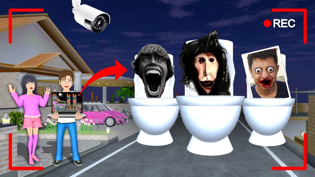 Yuta Mio Panik CCTV Merekam SKIBIDI HANTU TOR MONITOR, SCP 67, LOLIPOP MUSIK VIRAL di Depan Rumah 😱