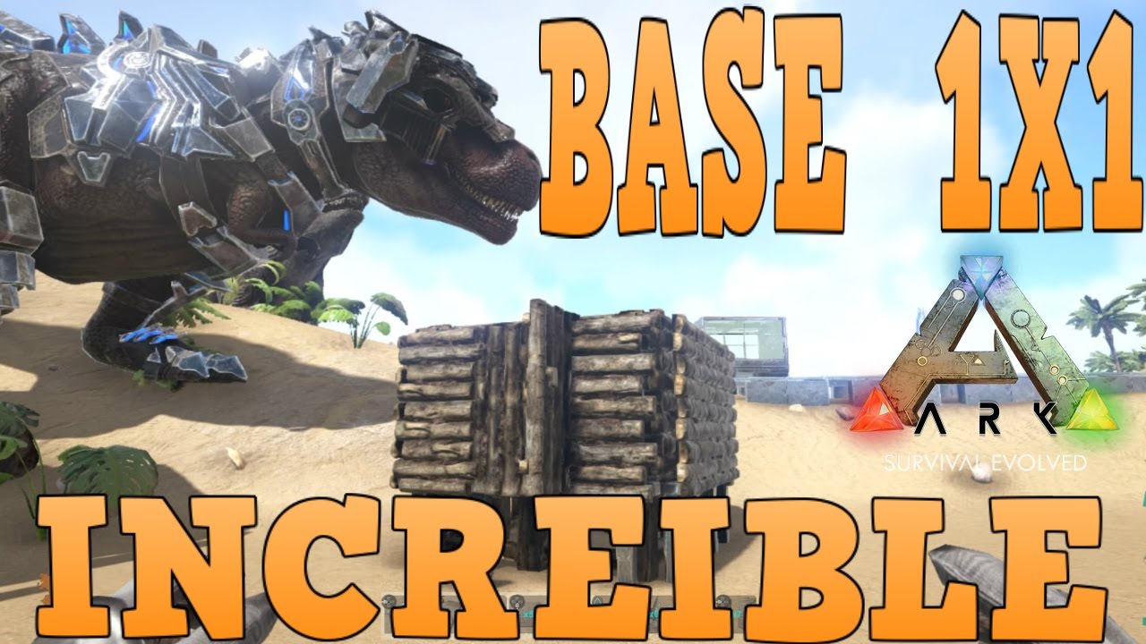 ARK:  COMO HACER BASE COMPLETA 1X1  CON 234 HUECOS DE ARMARIO PVP