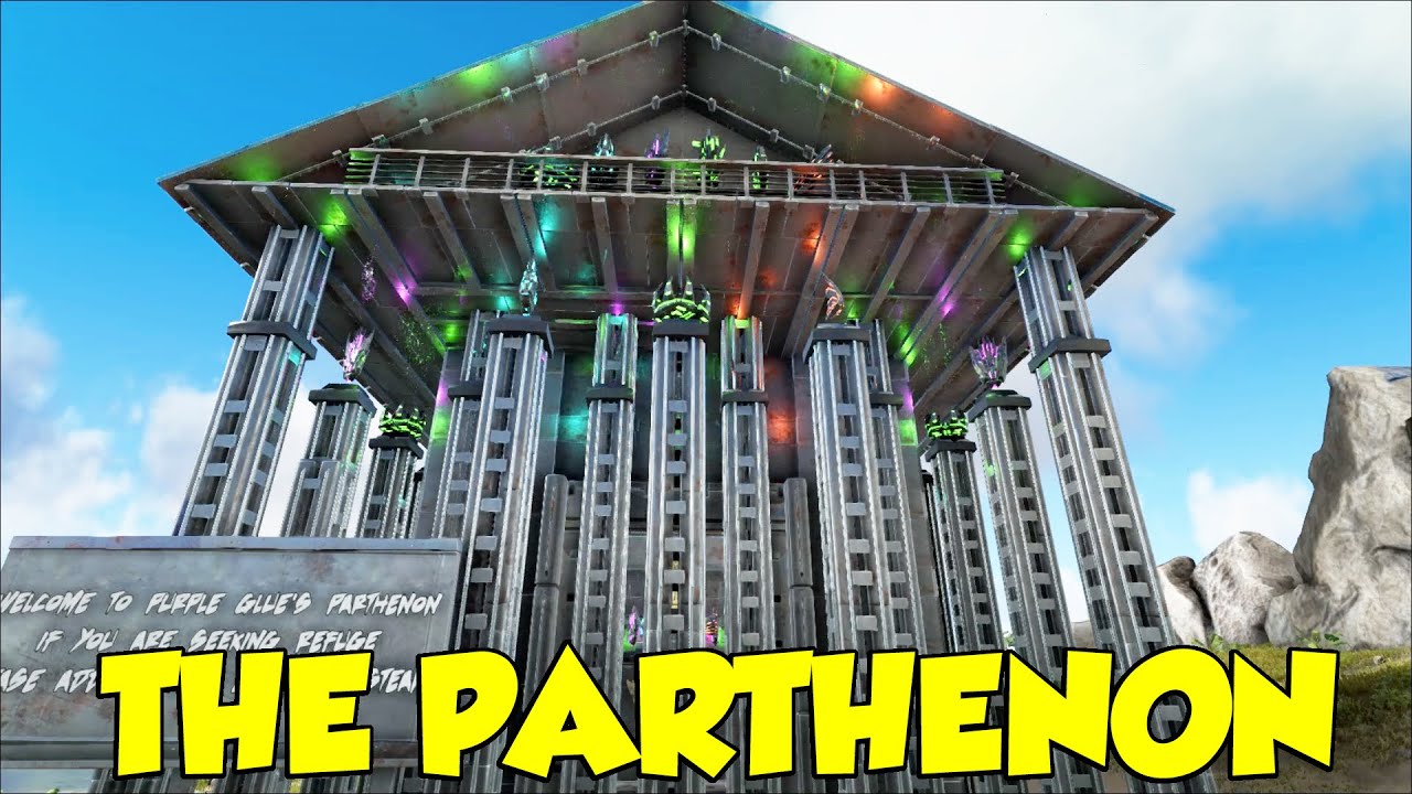 Ark Survival Evolved The Parthenon Best Design EVER!!