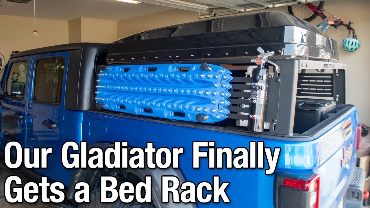 Our Gladiator Rubicon Finally Gets a Bed Rack - Rebel Offroad Half Rack