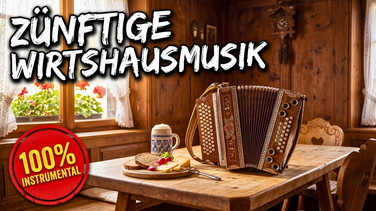 🍻 2 STUNDEN Zünftige Wirtshausmusik Instrumental | Volksmusik & Steirische Harmonika (Ohne Gesang)