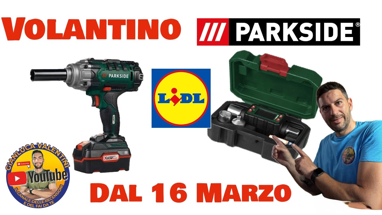 LIDL VOLANTINO: Tutti i PARKSIDE e ULTIMATE SPEED in offerta! 🔥
