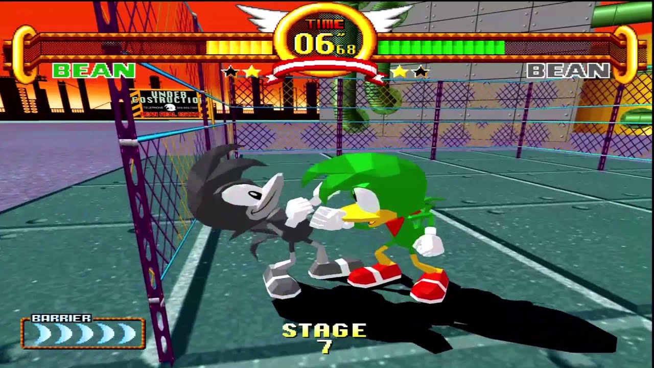 Sonic The Fighters - Mode Arcade : Bean The Dynamite