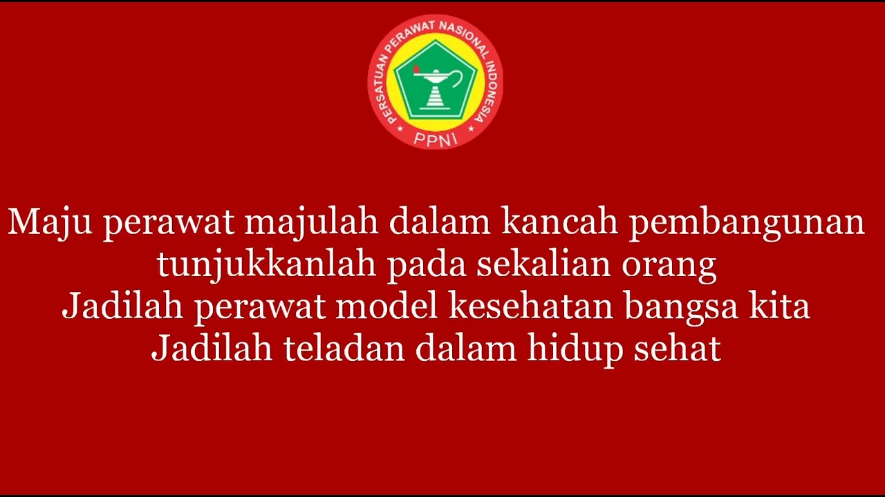 Mars PPNI dengan lirik