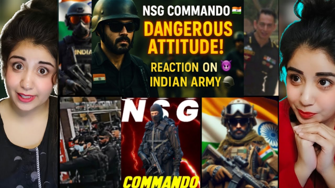 First Time Reaction on NSG Commando 🪖|Indian Army Reaction 😎🔥