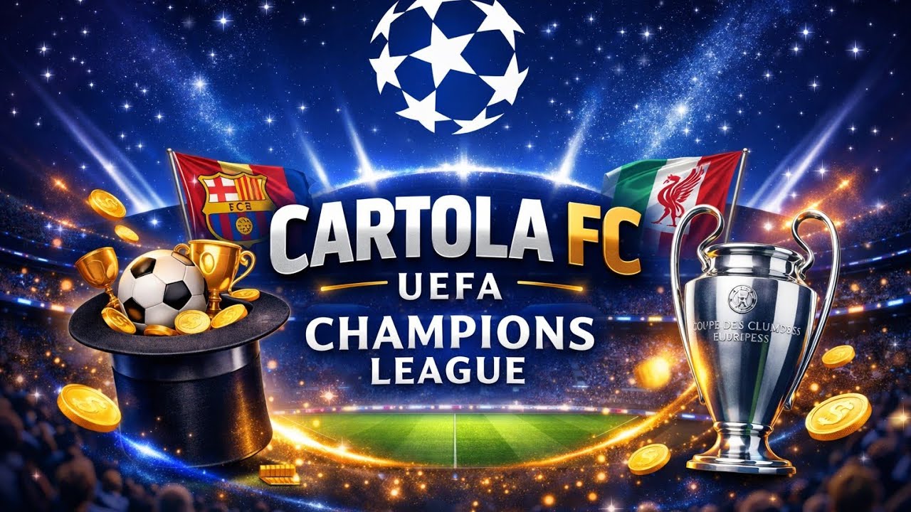 Uefa Chempions league 2026 Cartola FC 