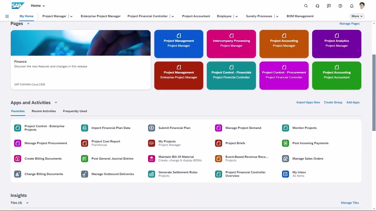 Enterprise Projects & Portfolio Management (EPPM) with SAP S/4HANA Cloud