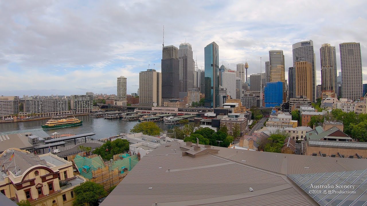 4K Sydney Harbour The Rocks AUSTRALIA Part 38 オーストラリア
