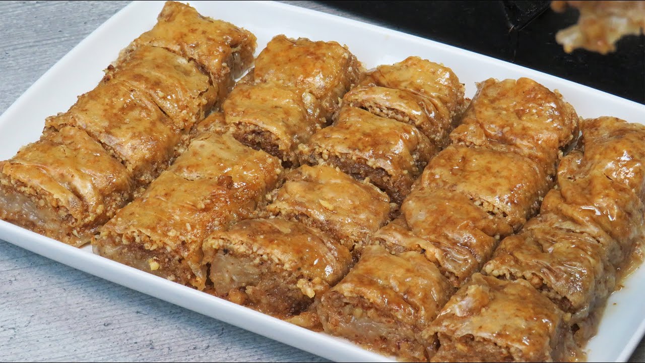 Cea mai simplă rețetă de baclava cu nucă