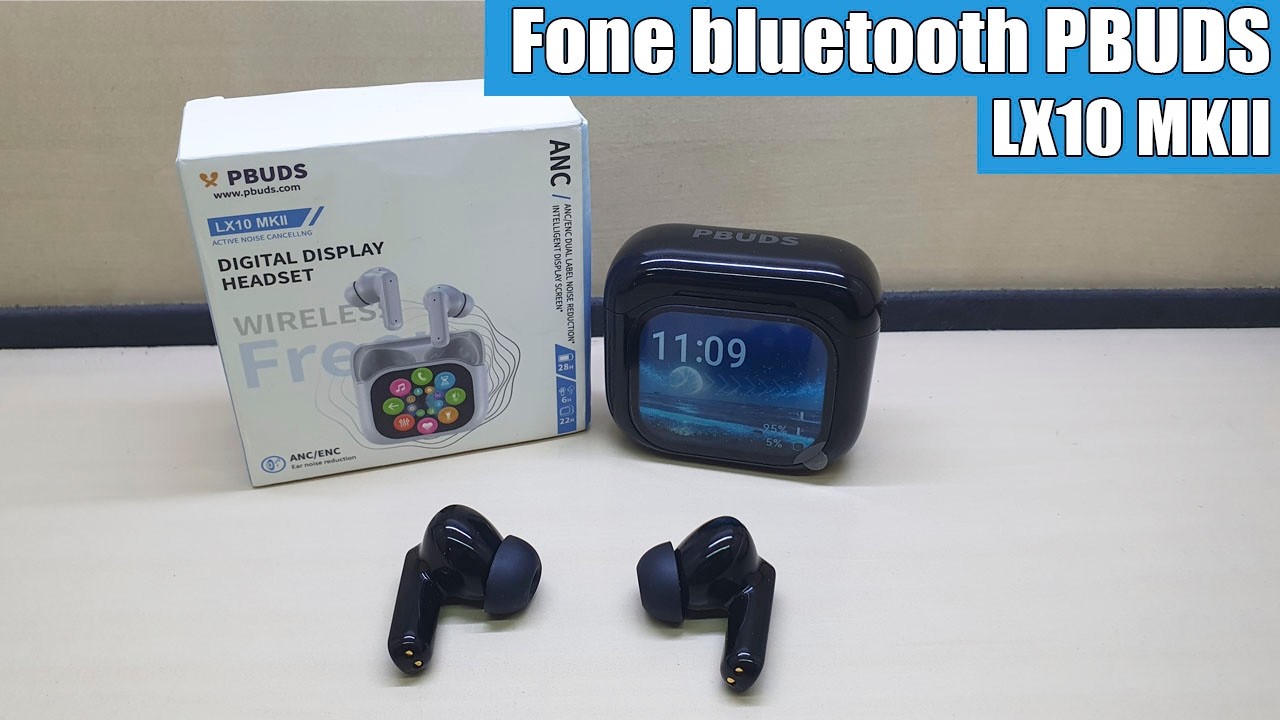 Review do fone bluetooth PUBDS Lx10 MKII com telinha na case