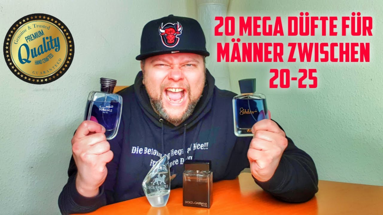 20 MEGA DÜFTE FÜR MÄNNER ZWISCHEN 20-25 🤙💪