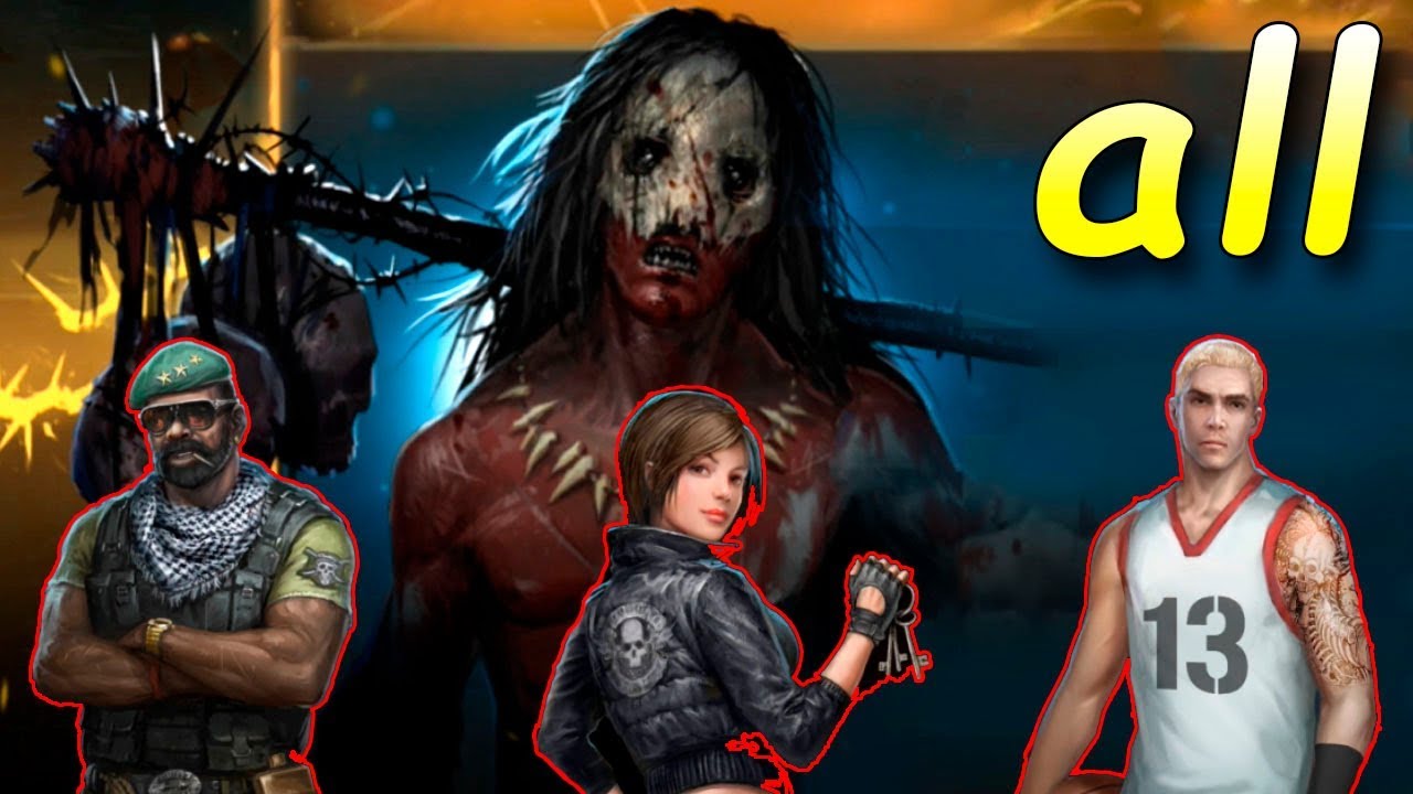Все Персонажи! баг с клеткой! Horrorfield Multiplayer Survival Horror Game - android games