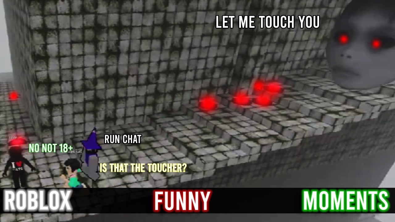 Scary stairs headed game | Roblox Funny moments