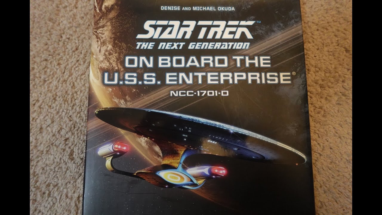 On Board the Enterprise D Star Trek book