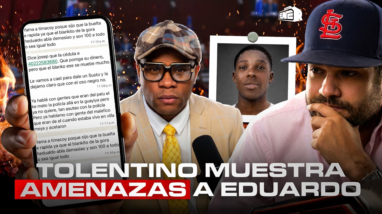 TOLENTINO MUESTRA AMENAZAS A EDUARDO SAINT-HILAIRE Y DA ULTIM&Aacute;TUM PARA QUE SE QUERELLE