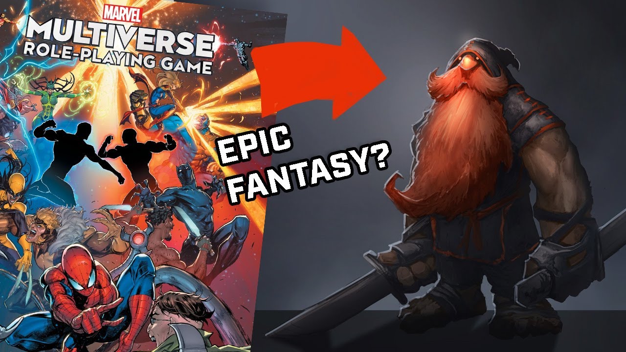 I used The Marvel Multiverse RPG system to make an EPIC fantasy RPG character