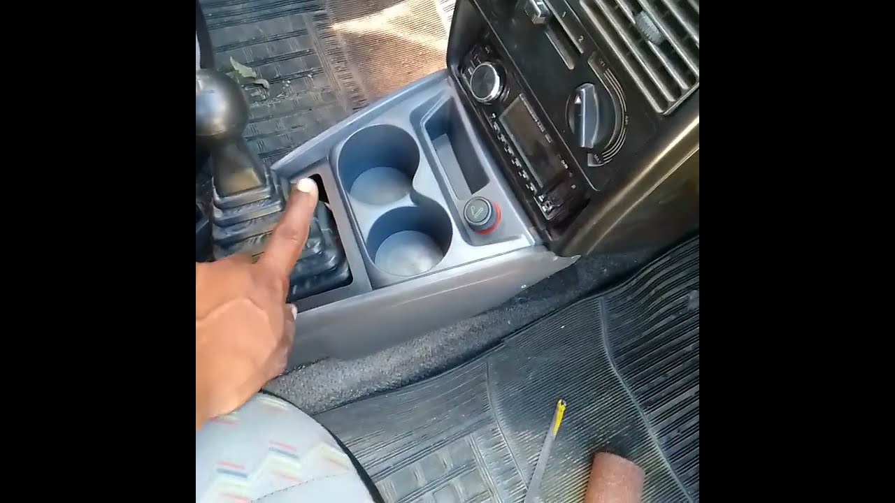 adaptação do console do pálio no Fiat uno 94.
