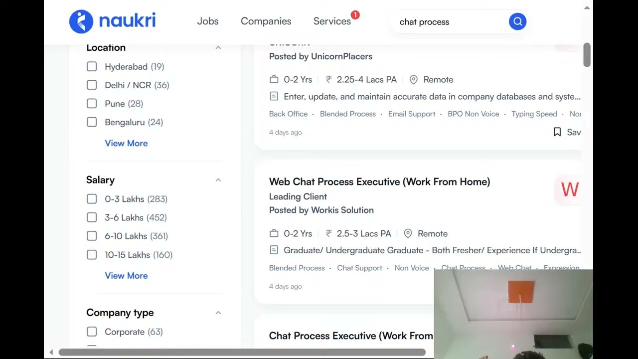 Llive jobs noukari jobs hiring process