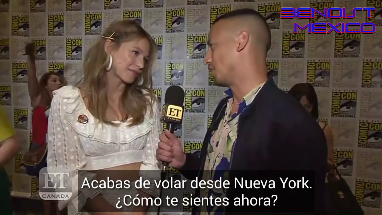 Entrevista a Melissa Benoist en la ComicCon 2018 para "ET Canada" subtitulada al español.