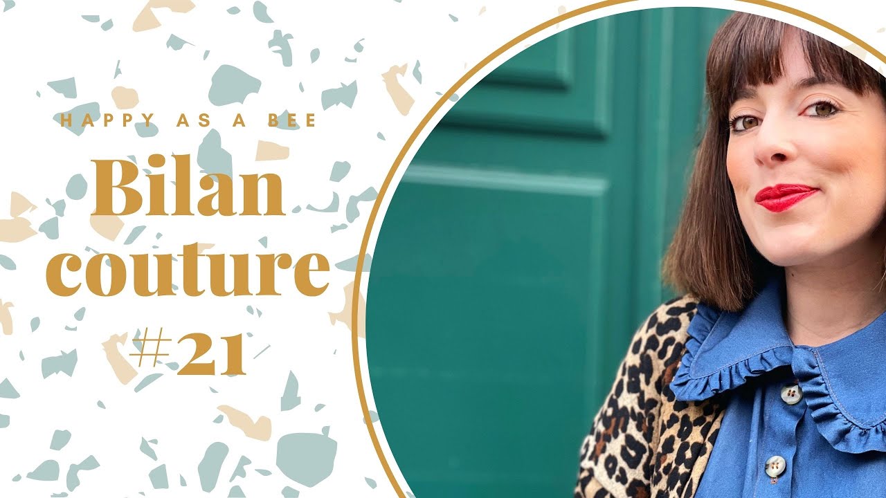 Bilan couture #21 - Des sequins a gogo, une blouse Honey interminable et des cadeaux de Noël !