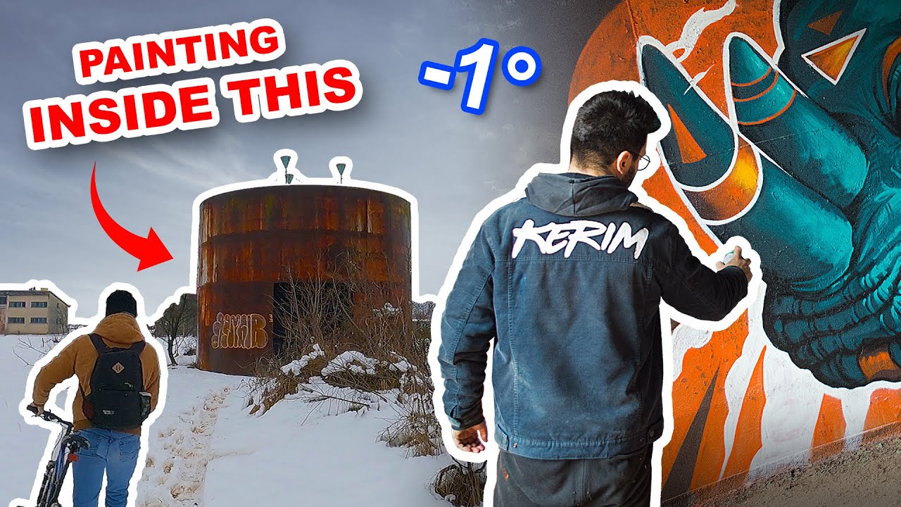 Painting A Rusty Wall Together With My Brother