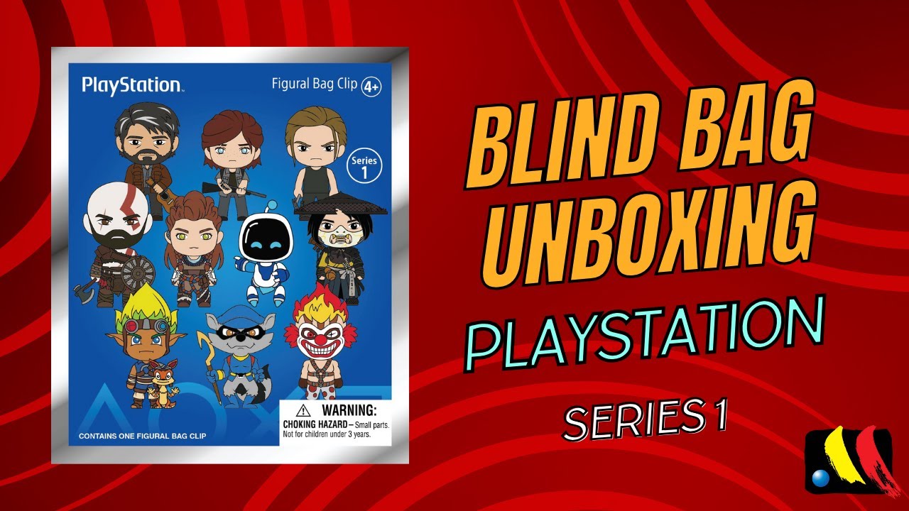 Распаковка коллекционного набора PlayStation Series 1 Bag Clip Blind Bag - Monogram International...
