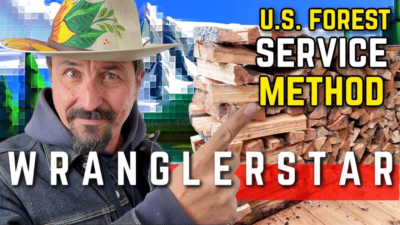 How The U.S. FOREST SERVICE Stacks Firewood 🔥 🪵
