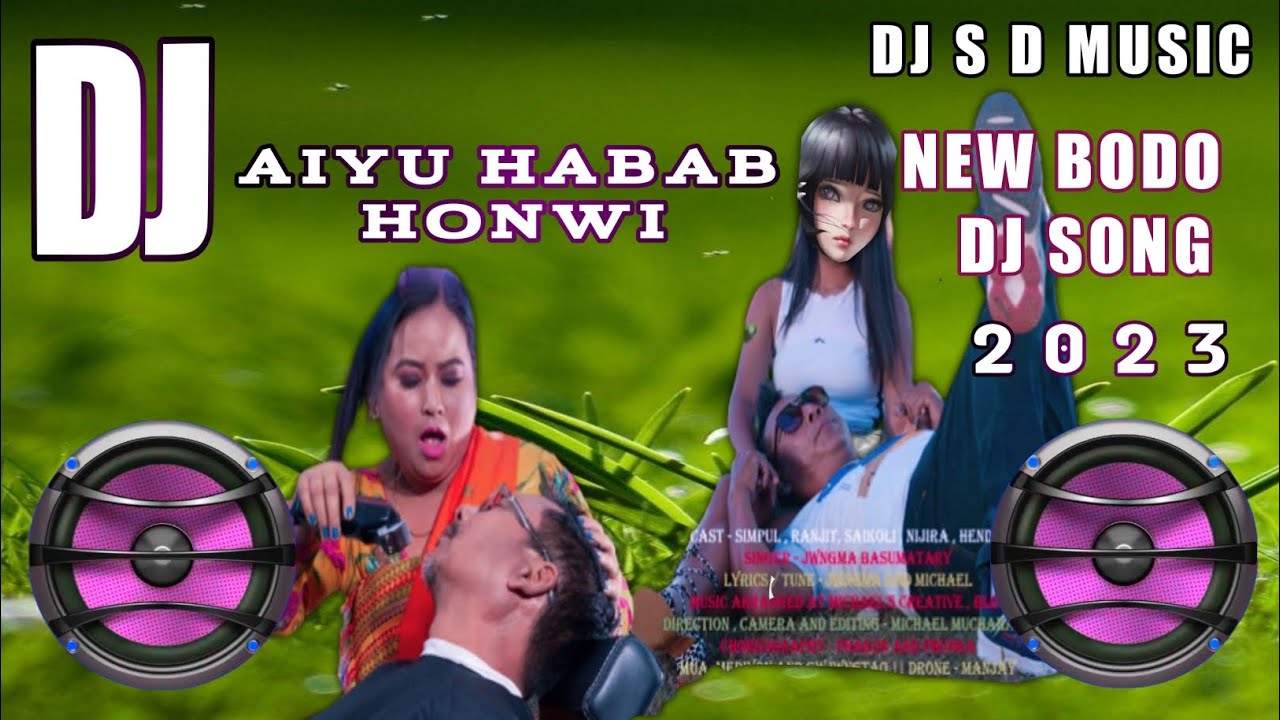 AIYU HABAB HONWI || New Bodo Dj Song 2023 || Animation Bodo Dj Song