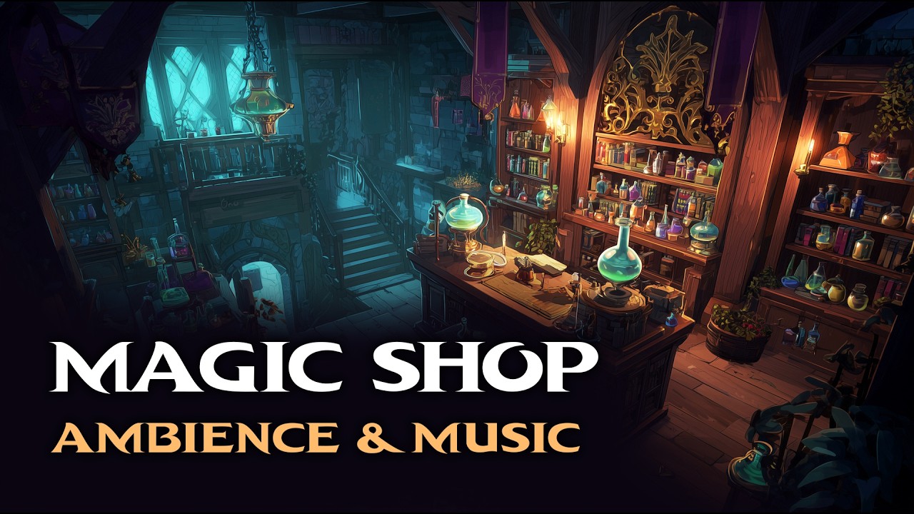 D&D Magic Shop Music and Ambience