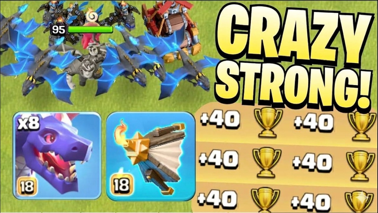TH18 Hydra + Flame Blower Strategy Get +320 Trophies Easily! &bull; clash of clans