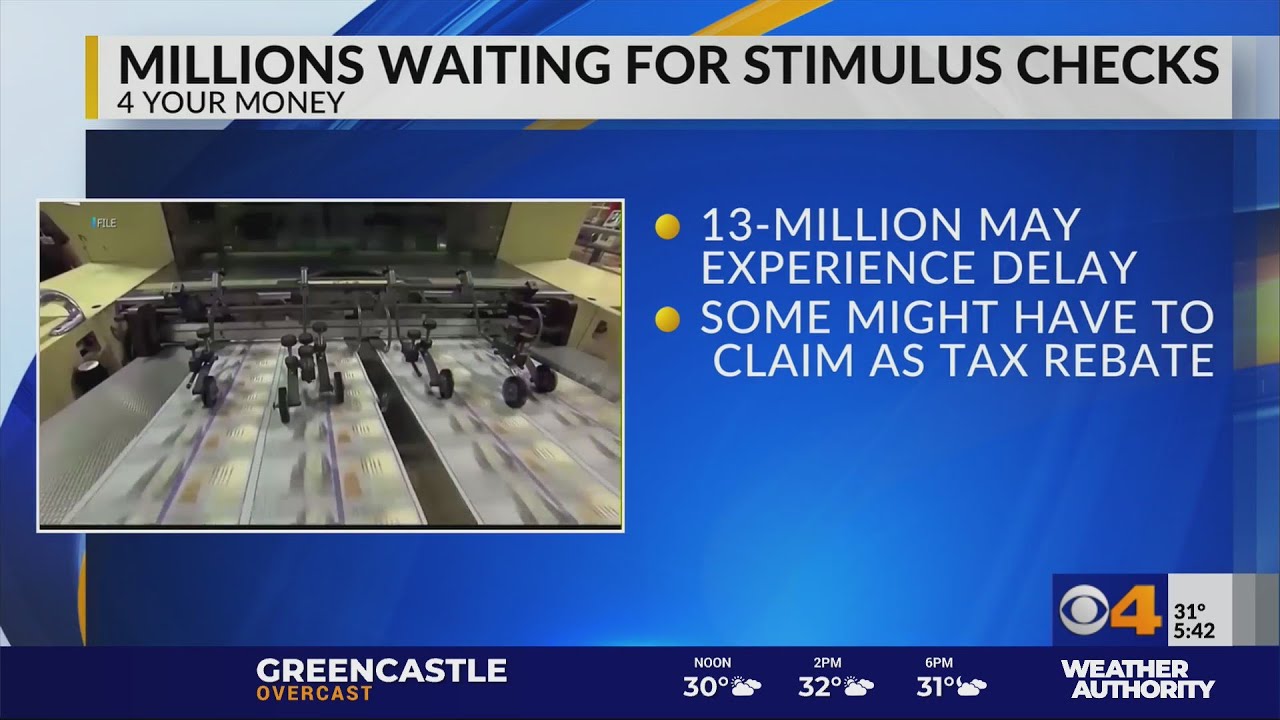 Millions of Americans seeing delays for second stimulus check