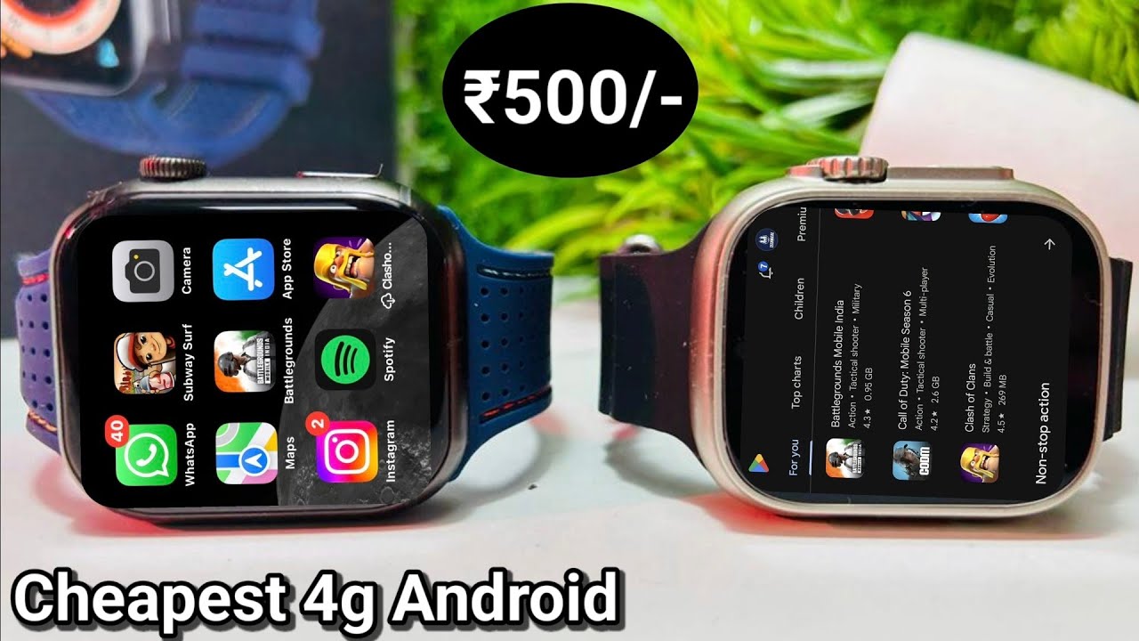 Top 5 Android Smartwatch Starting From 500Rs | Cheapest Android Smart Watch Under 1000