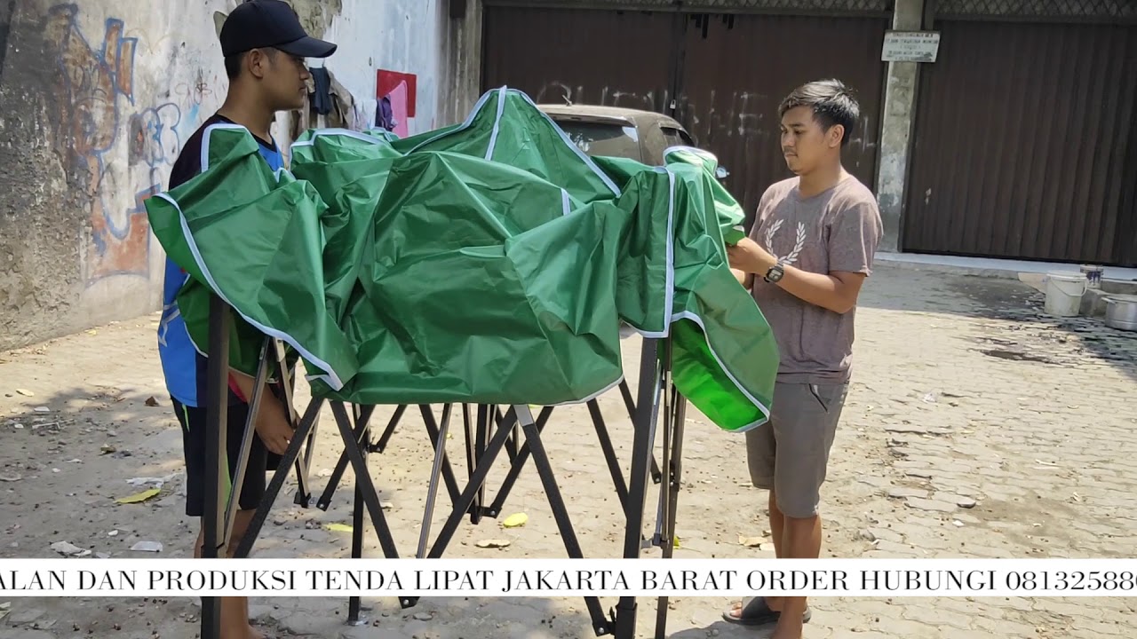 Tutorial atau cara pemasangan tenda lipat 2x2 dengan benar