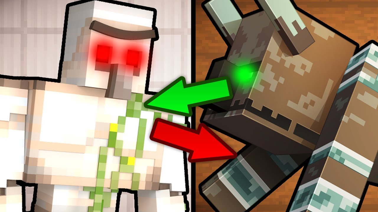 If Ravagers and Iron Golems Switched Places - Minecraft