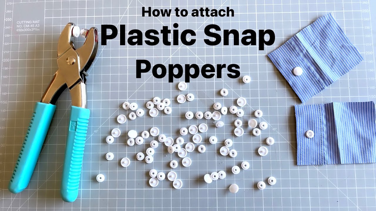 Plastic snap popper tutorial, Press on popper diy, Prym Snap Pliers, Fabric popper DIY, Anita Benko