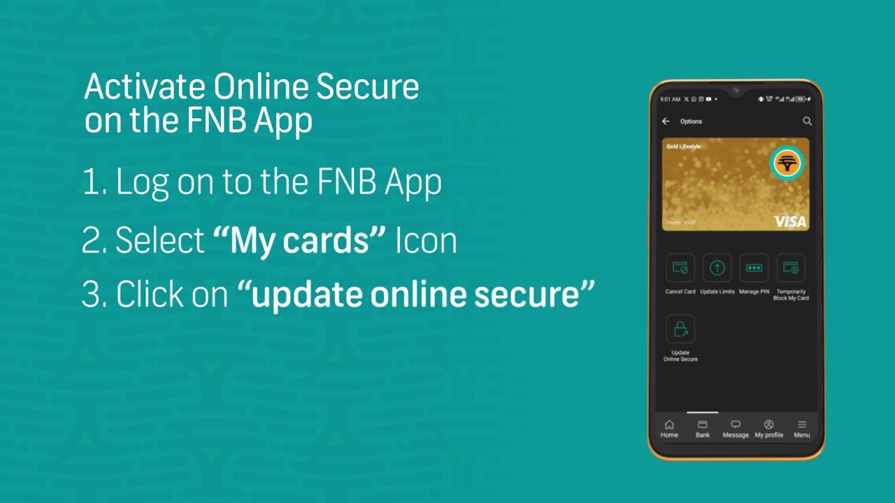 Activate Online Secure Card