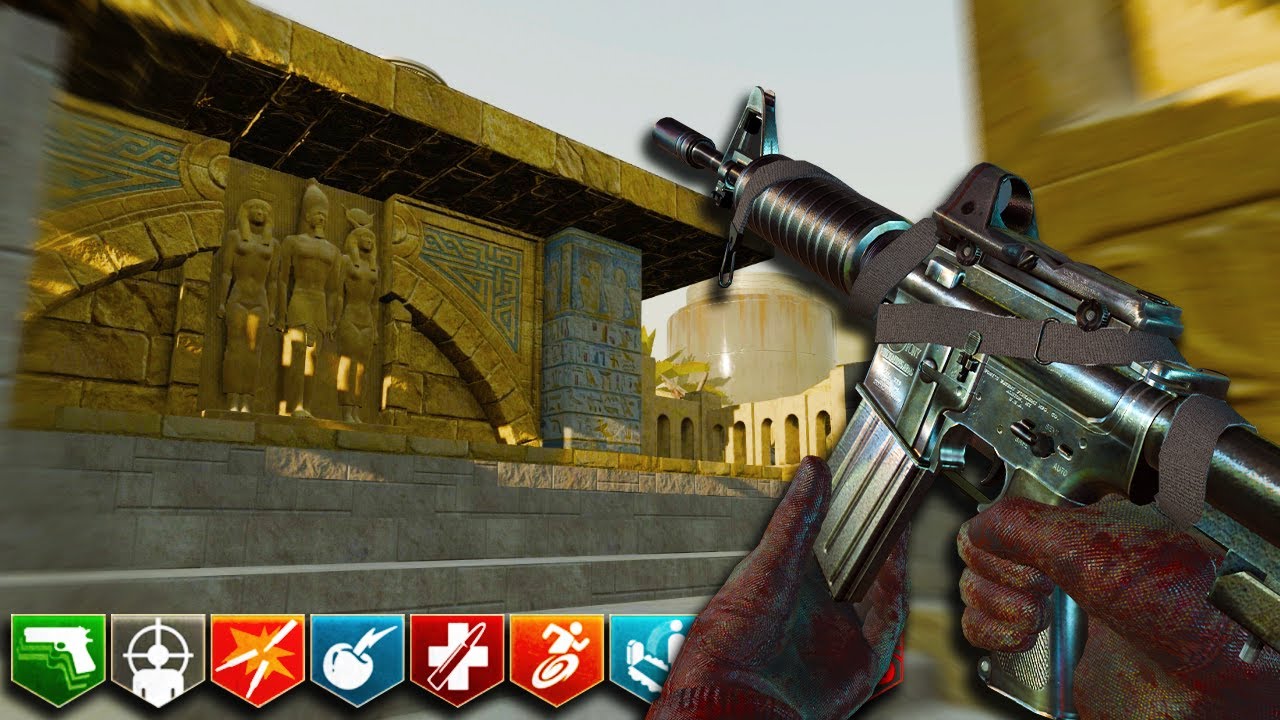 Une MAP ZOMBIES en EGYPTE avec un SECRET INCROYABLE 😍 | Custom Zombie #596