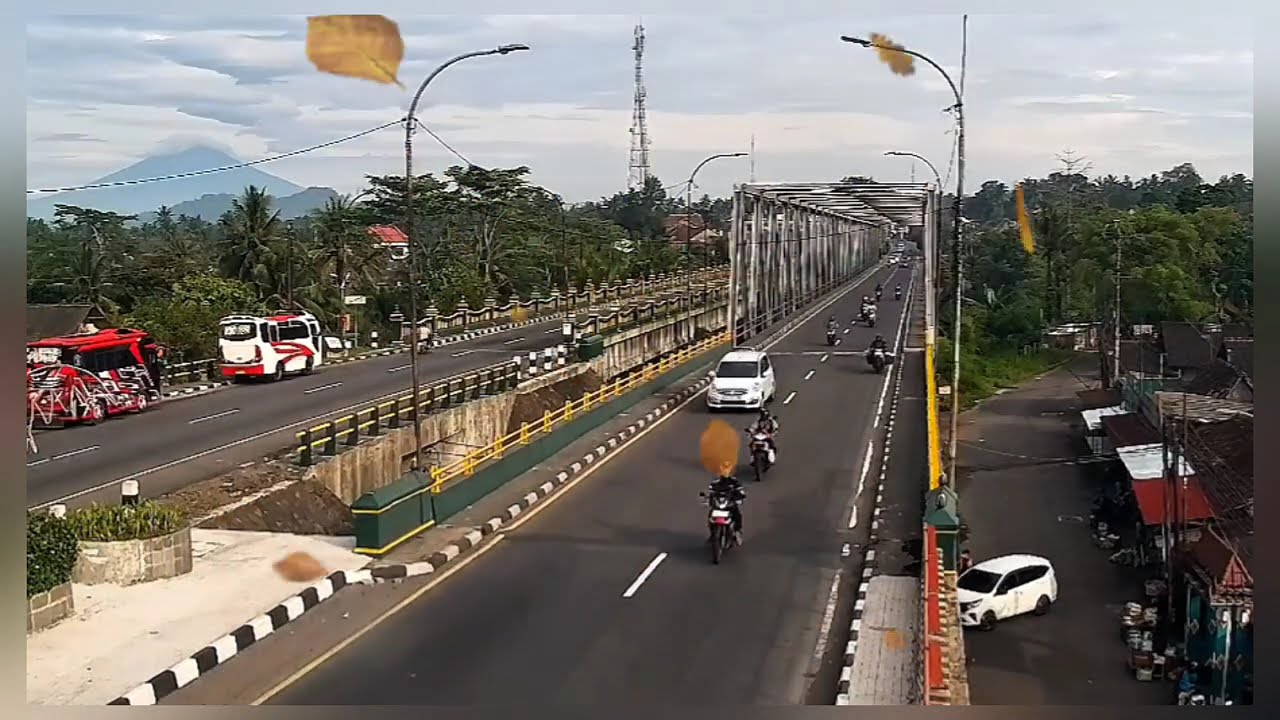 KONDISI  JALAN  JEMBATAN TEMPEL YOGYAKARTA