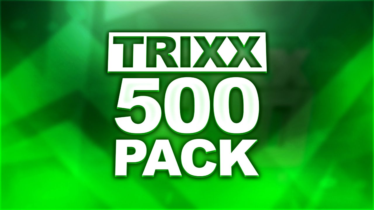 Trixx 500 Subscribers GFX Pack (Photoshop)
