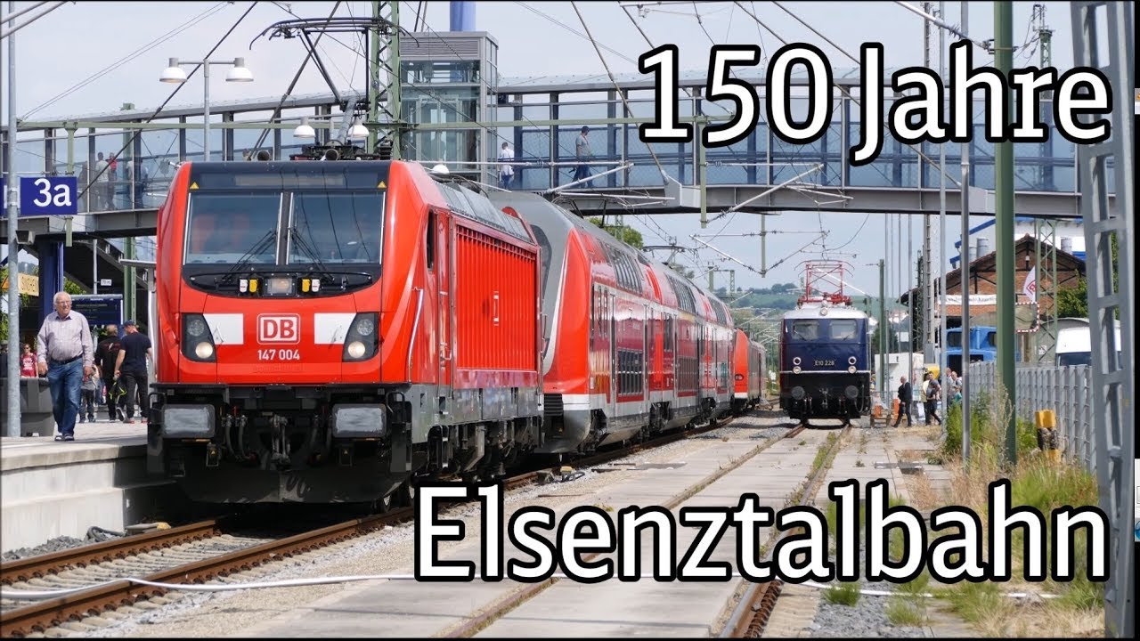 150 Jahre Elsenztalbahn - Sonderzüge und Eindrücke vom Fest