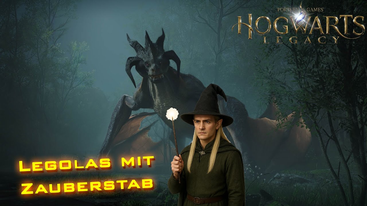 Legolas mit Zauberstab - Hogwarts Legacy - 01