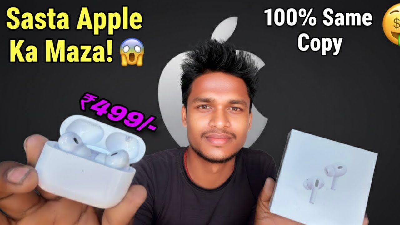Apple AirPods Pro Sirf ₹499 Me! 😱 Best AirPods Pro Clone Unboxing 2026 🔥 