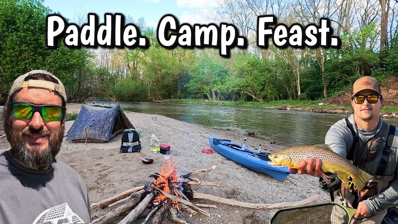 Solo Kayak Camping Adventure | Campfire Cooking and Brand New Kayak!