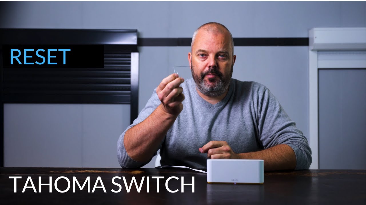 How to reset your Somfy Tahoma Switch