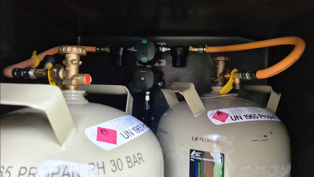 Anf&auml;nger Tipp, neuer Gasdruckregler Truma DuoControl CS, Unterbrecher Knopf, Crashsensor eindr&uuml;cken