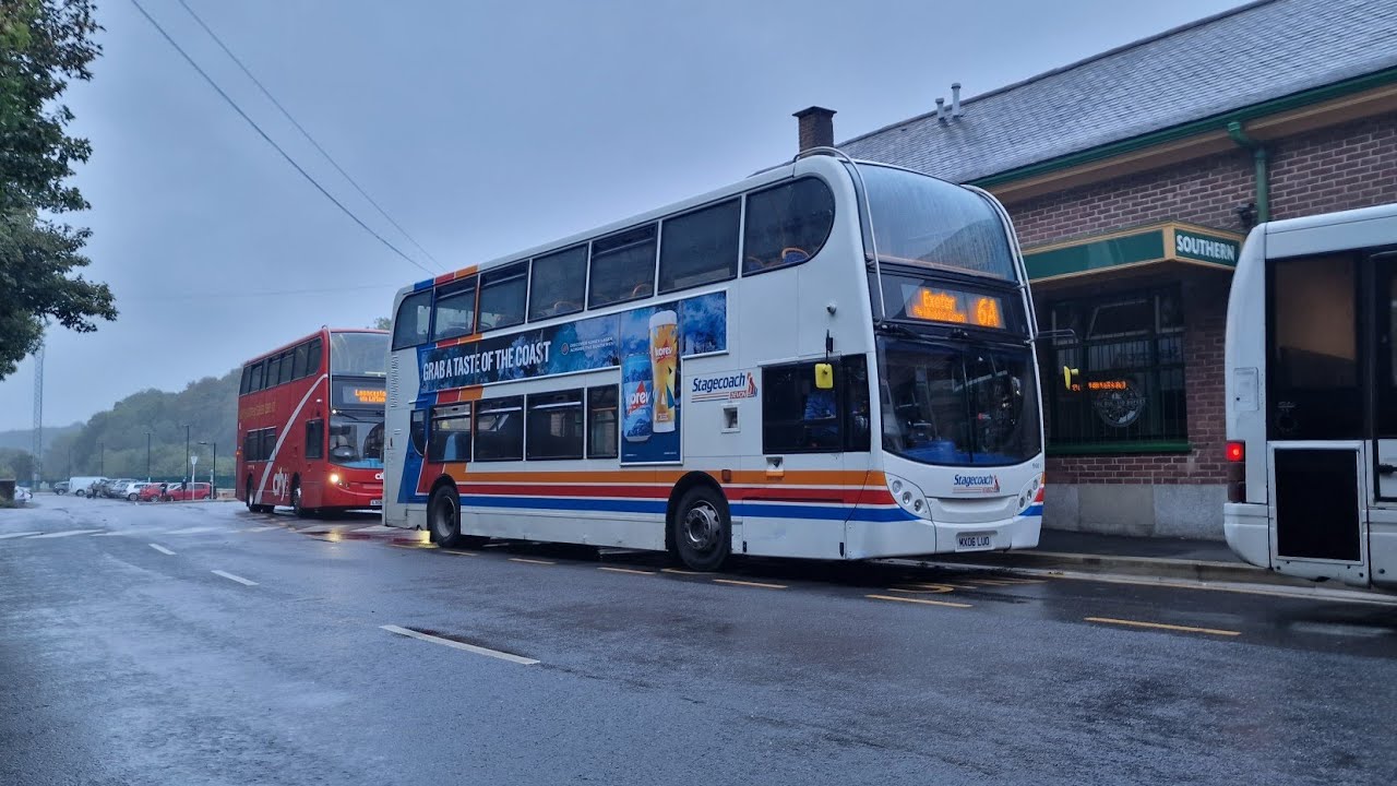 Stagecoach Southwest Enviro 400 Trident MX06 LUO (19001) on 6A to Exeter