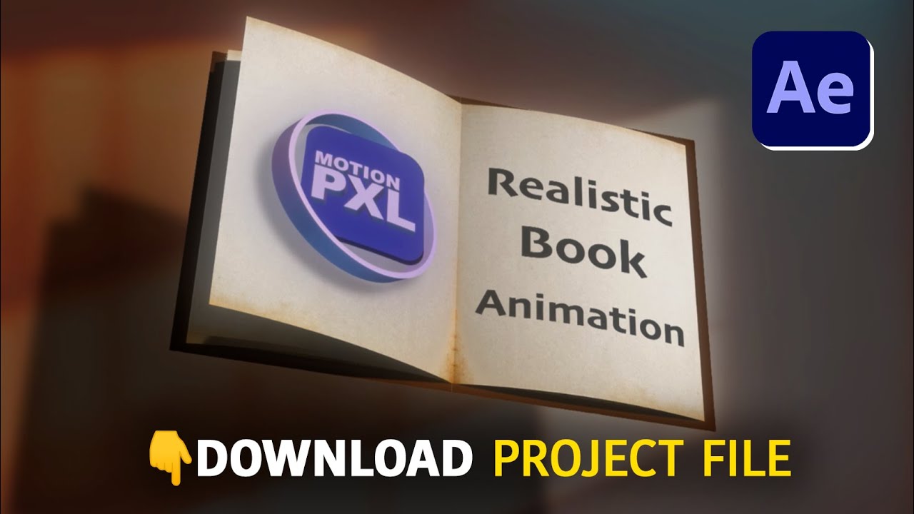 Realistic 3D Book Open Animation in After Effects | Beginner Tutorial (No Plugins)