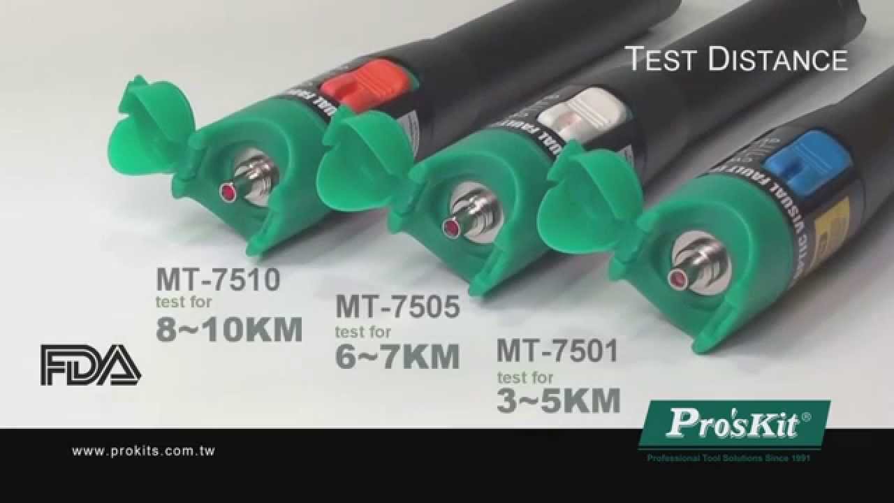 Pro'sKit MT-75 Series Fiber Optic Visual Fault Locator