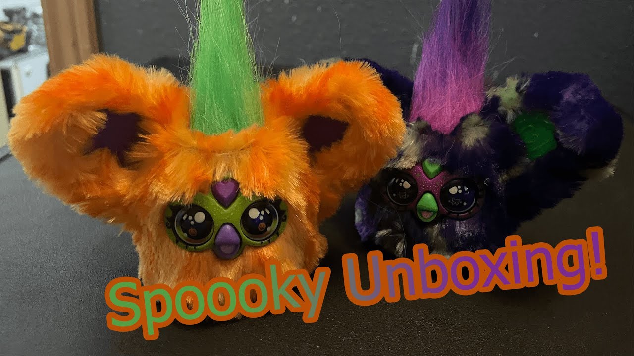 Furby Furblets: Распаковка набора из двух игрушек на Хэллоуин/осень + первый взгляд