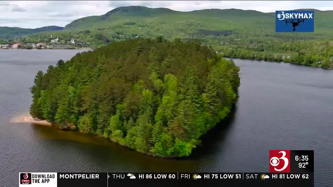 Protecting the island on Island Pond
